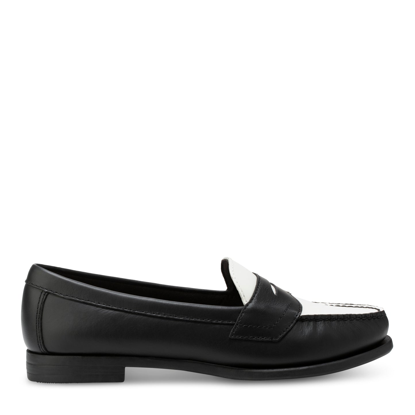 Women's Classic Penny Loafer Black and White
