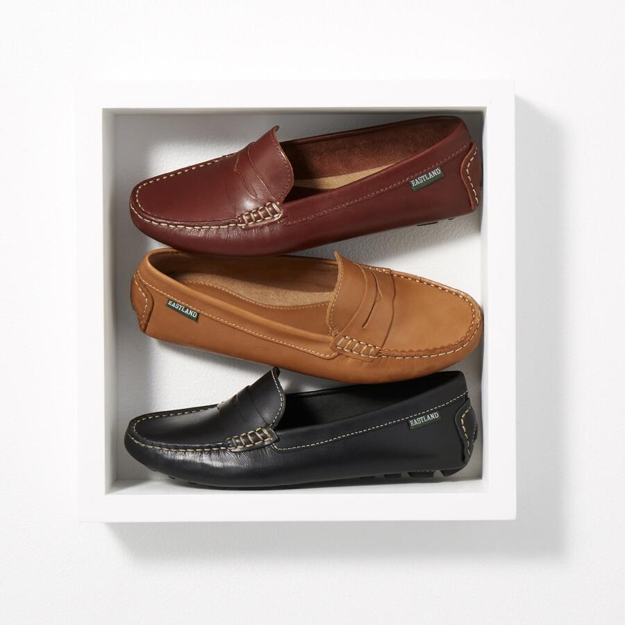 Women's Patricia Penny Loafer Driving Moc Dark Walnut