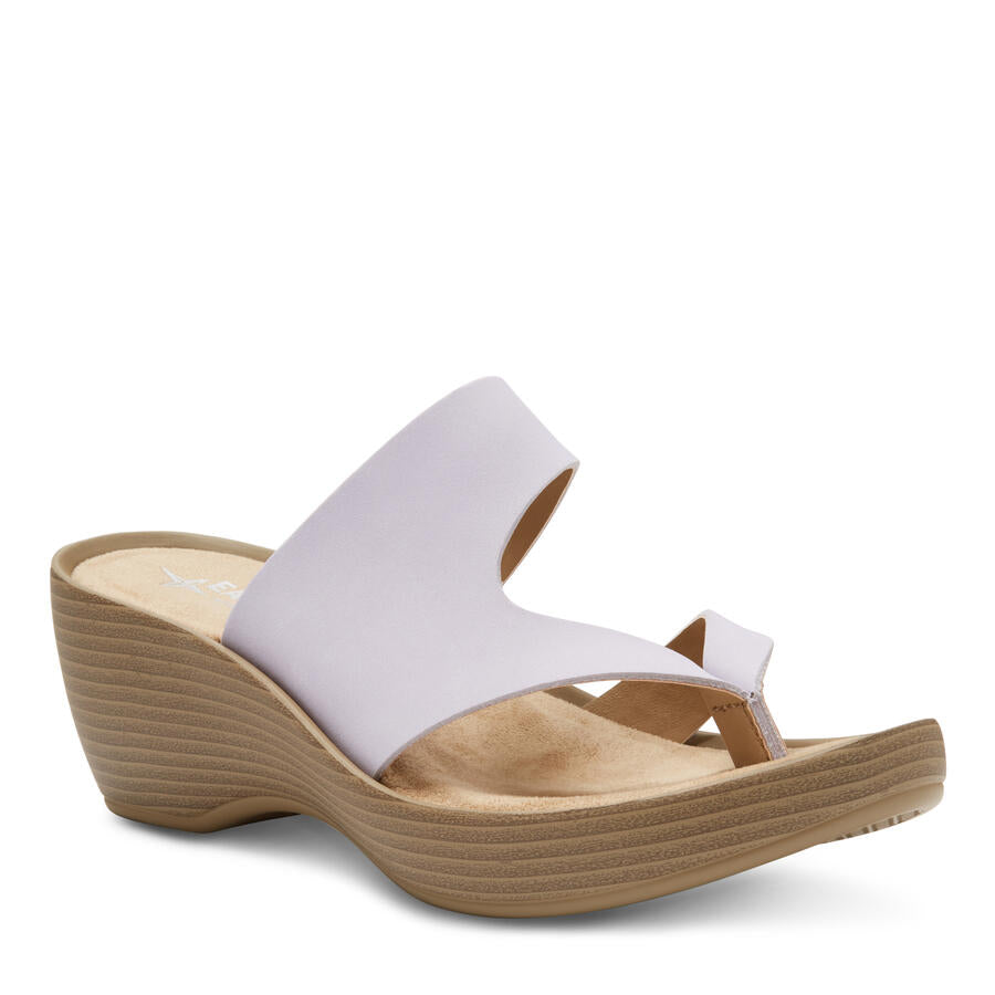 Women's Laurel Wedge Thong Sandal Lilac
