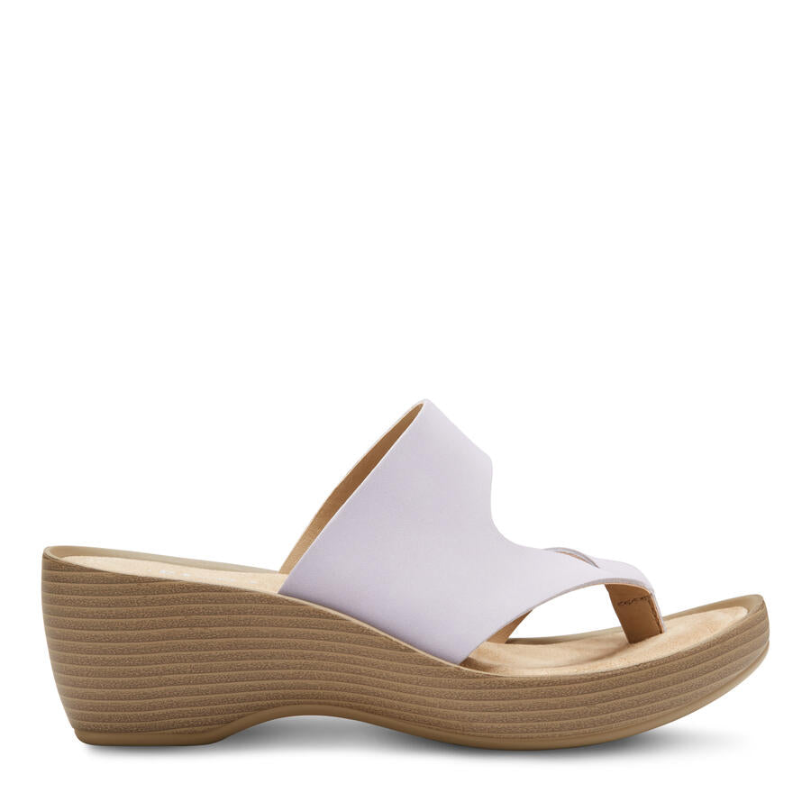Women's Laurel Wedge Thong Sandal Lilac