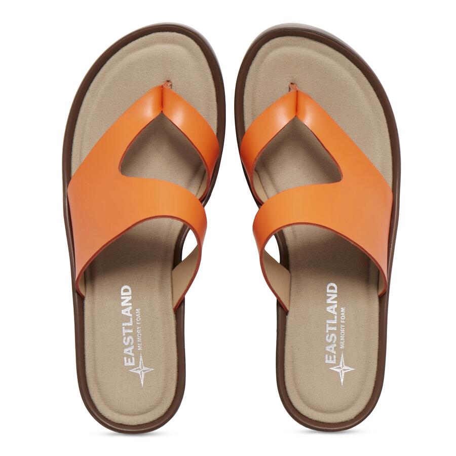 Women's Laurel Wedge Thong Sandal Orange