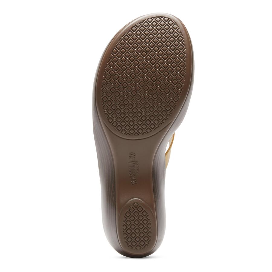 Women's Laurel Wedge Thong Sandal Yellow