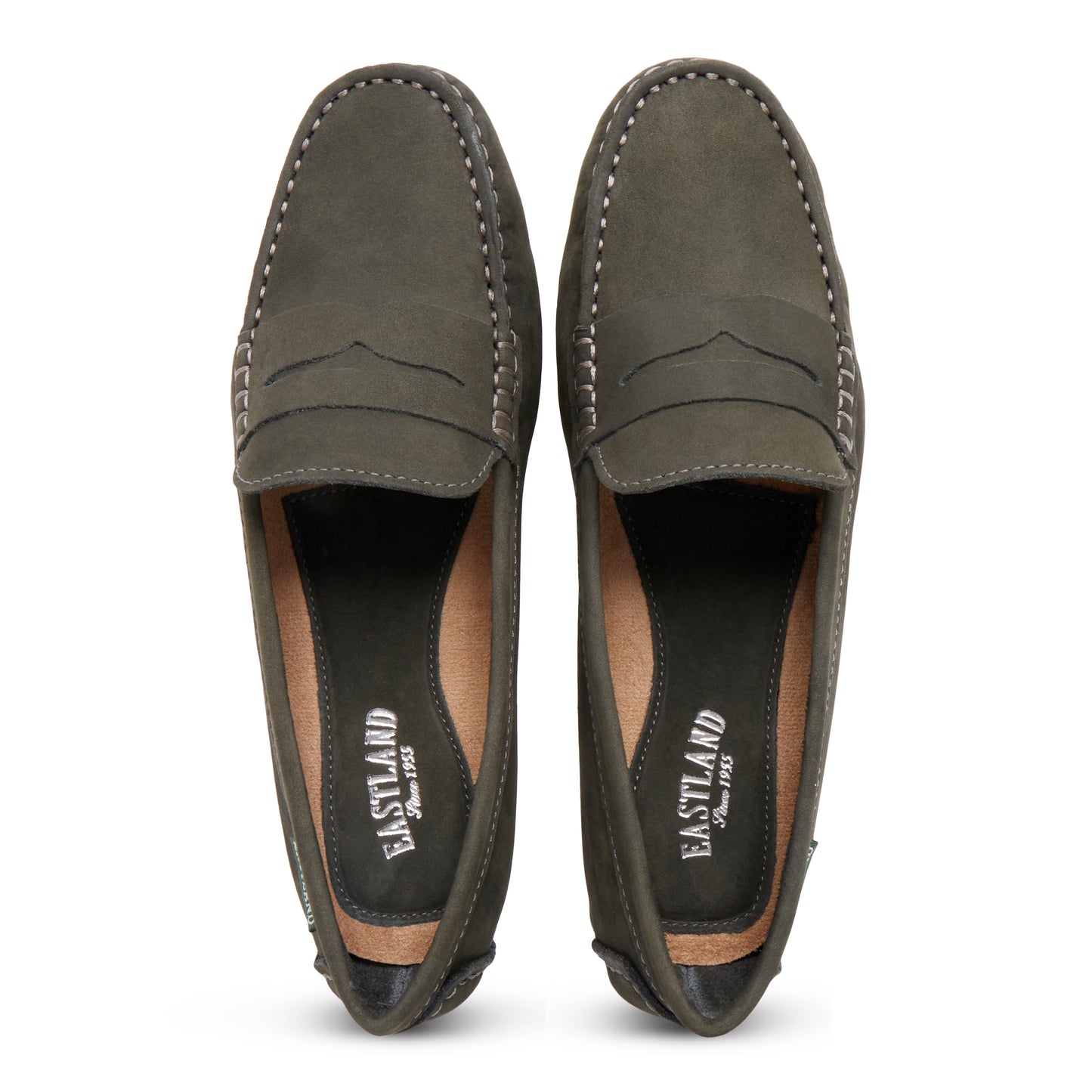 Women's Patricia Penny Loafer Driving Moc Forest Nubuc