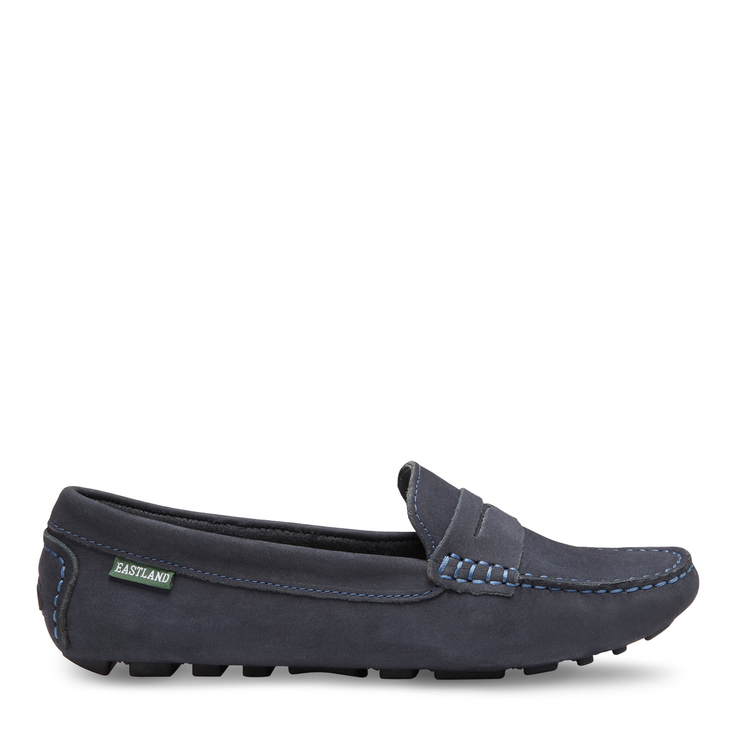 Women's Patricia Penny Loafer Driving Moc Navy Nubuc