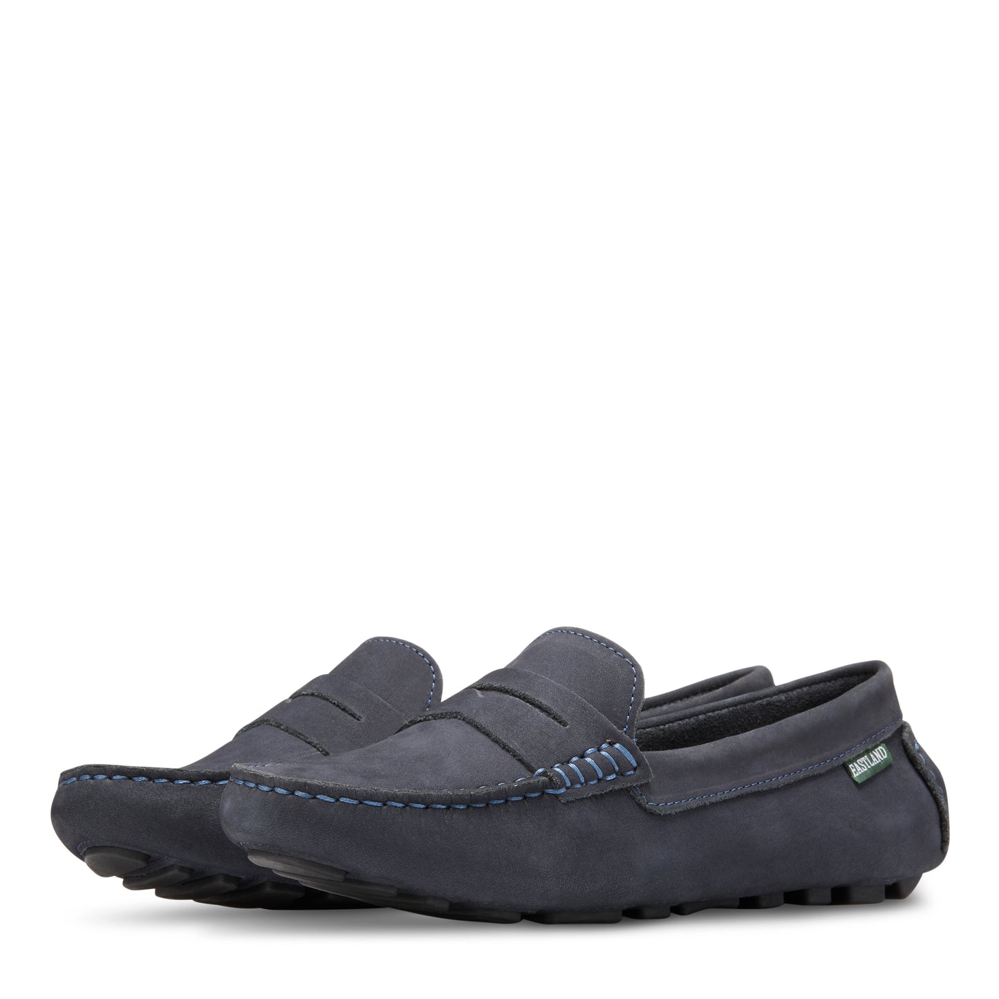 Women's Patricia Penny Loafer Driving Moc Navy Nubuc