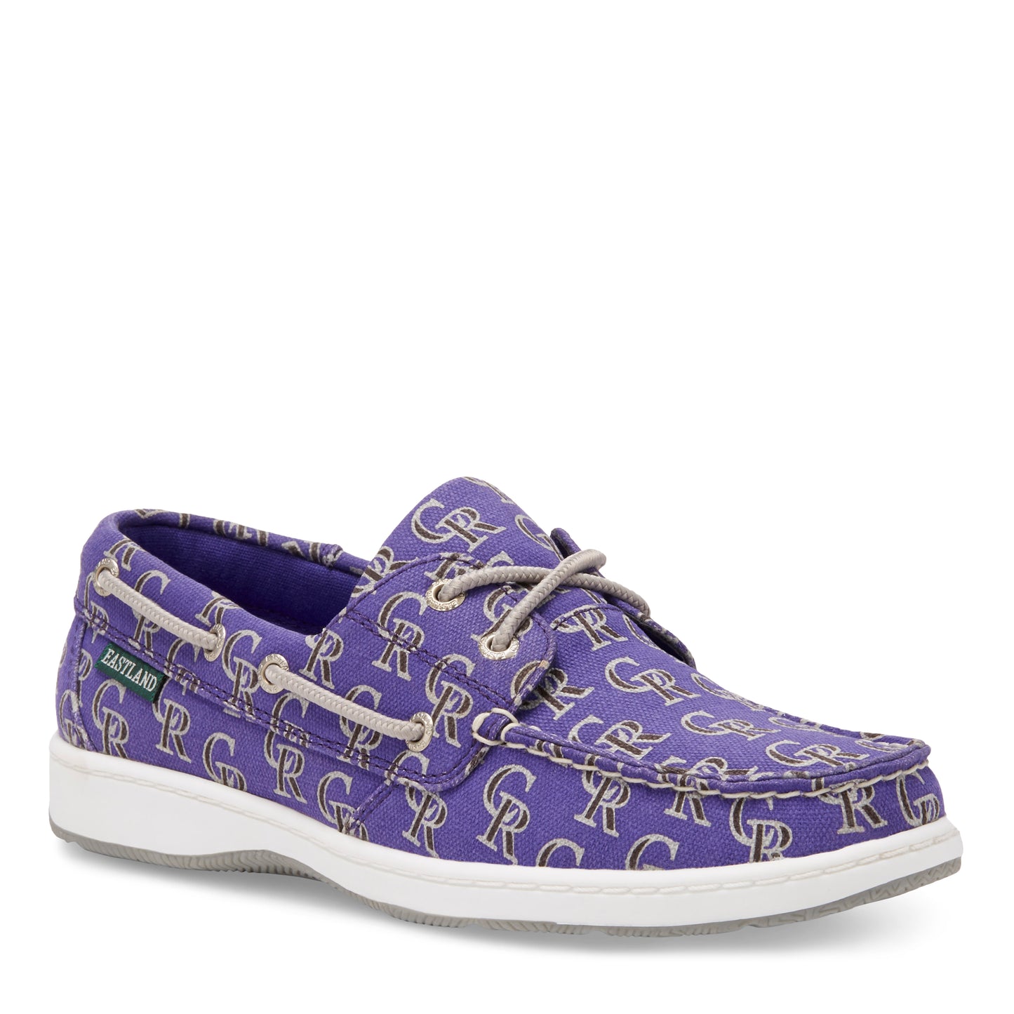 Women's Summer MLB Colorado Rockies Canvas Boat Shoe