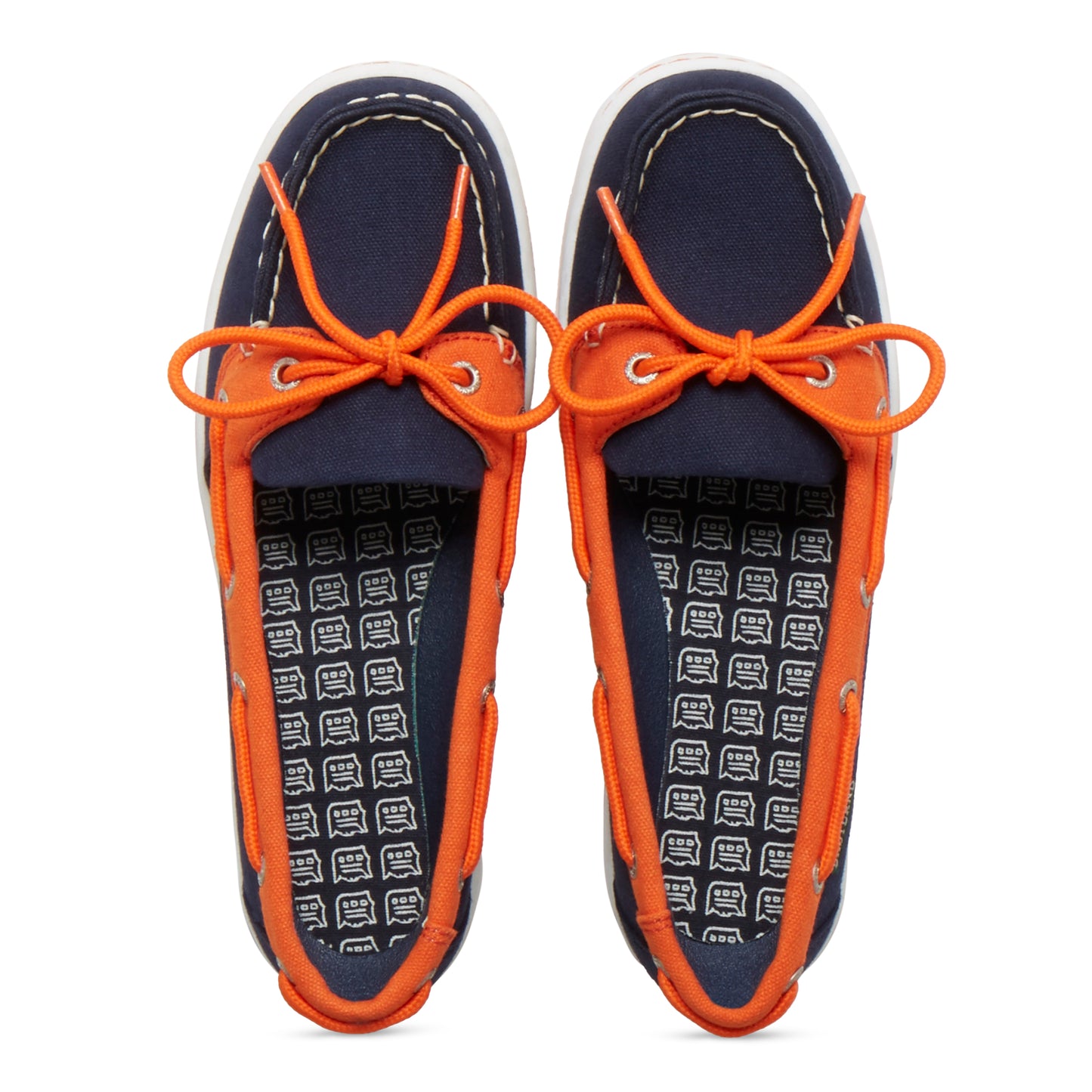 Women's Sunset MLB Detroit Tigers Canvas Boat Shoe