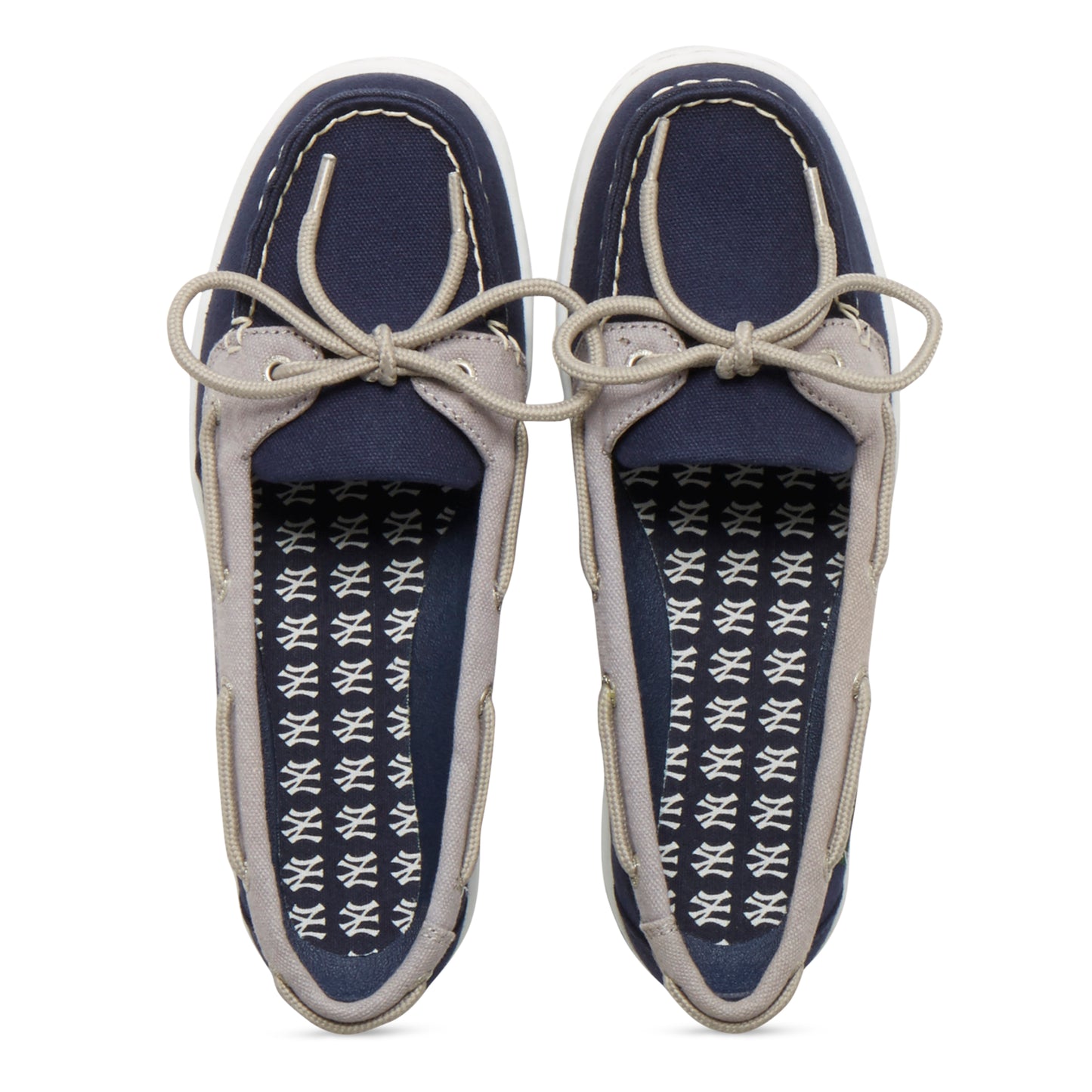 Women's Sunset MLB New York Yankees Canvas Boat Shoe