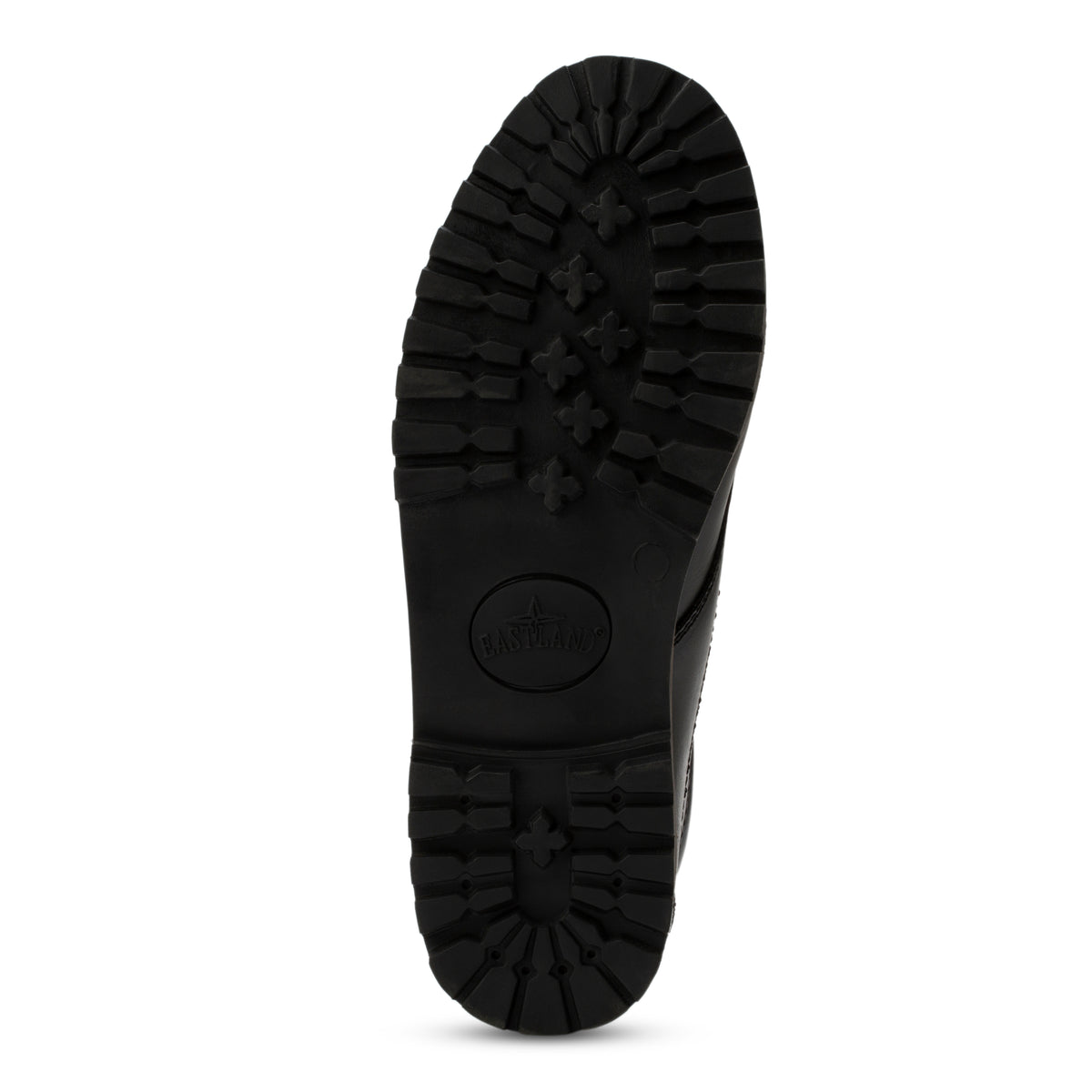Men's Brooklyn in Black, sole with lug tread pattern
