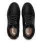 Men's Brooklyn boot in Black, pair from above with tan Eastland-branded insoles