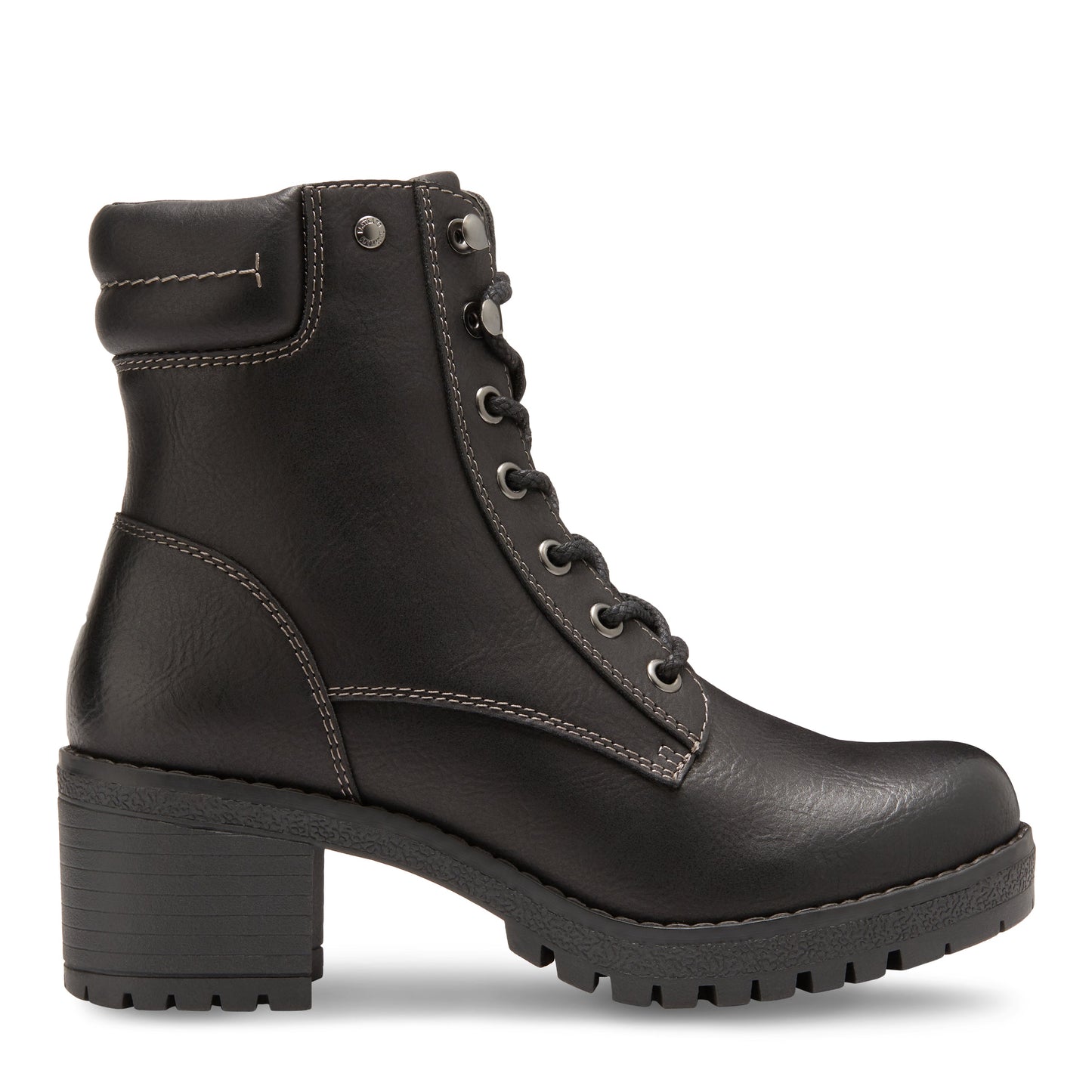 Women's Brynn Lace Up Zipper Boot Black