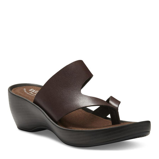 Women's Laurel Wedge Thong Sandal Brown