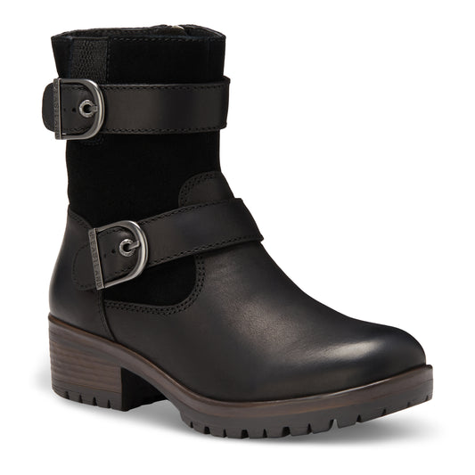 Women's Gracie Double Buckle Zipper Boot