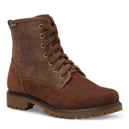 Women's Indiana Lace Up Boot Brown Nubuc