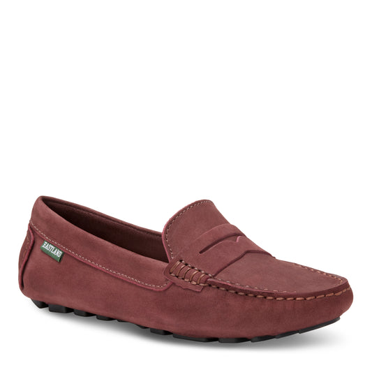Women's Patricia Penny Loafer Driving Moc Burgundy Nubuc