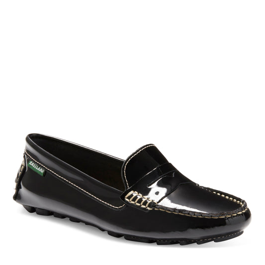 Women's Patricia Penny Loafer Driving Moc Black Patent