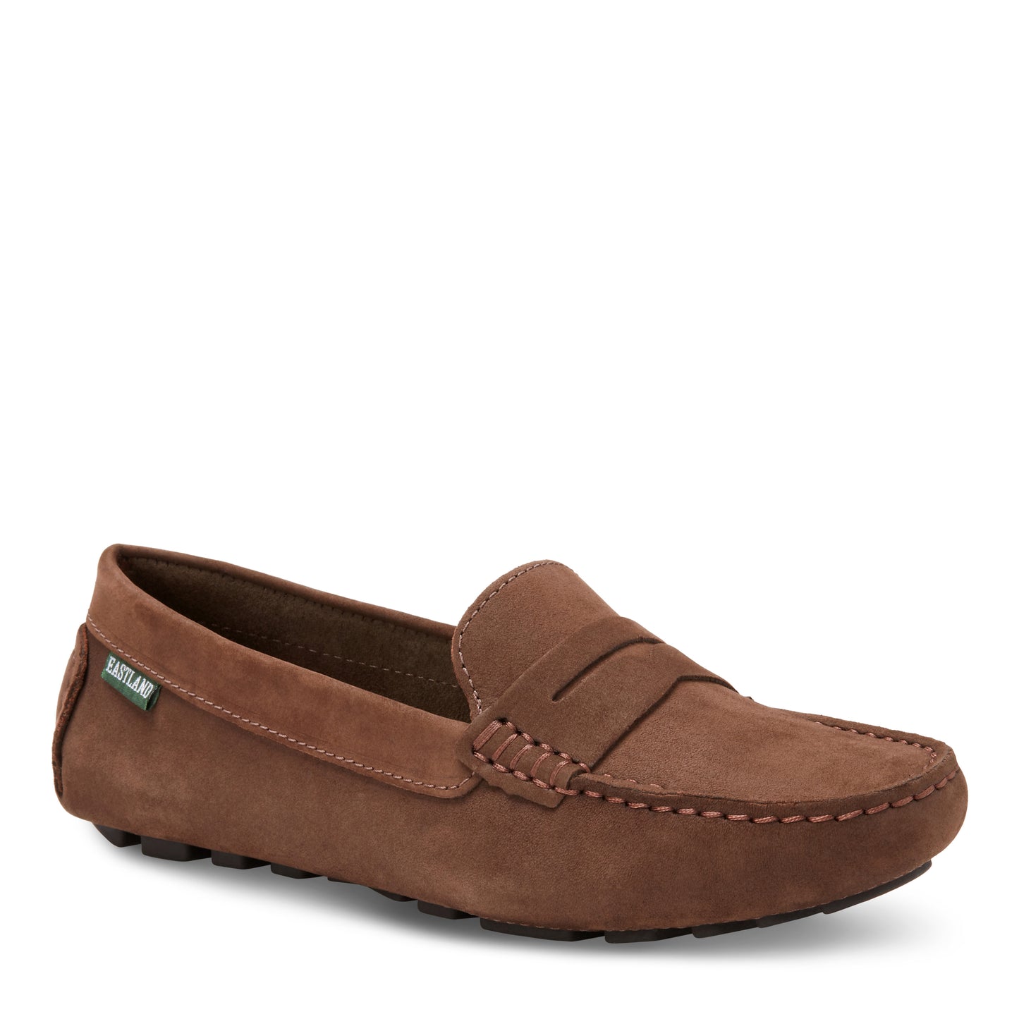 Women's Patricia Penny Loafer Driving Moc Brown Nubuc
