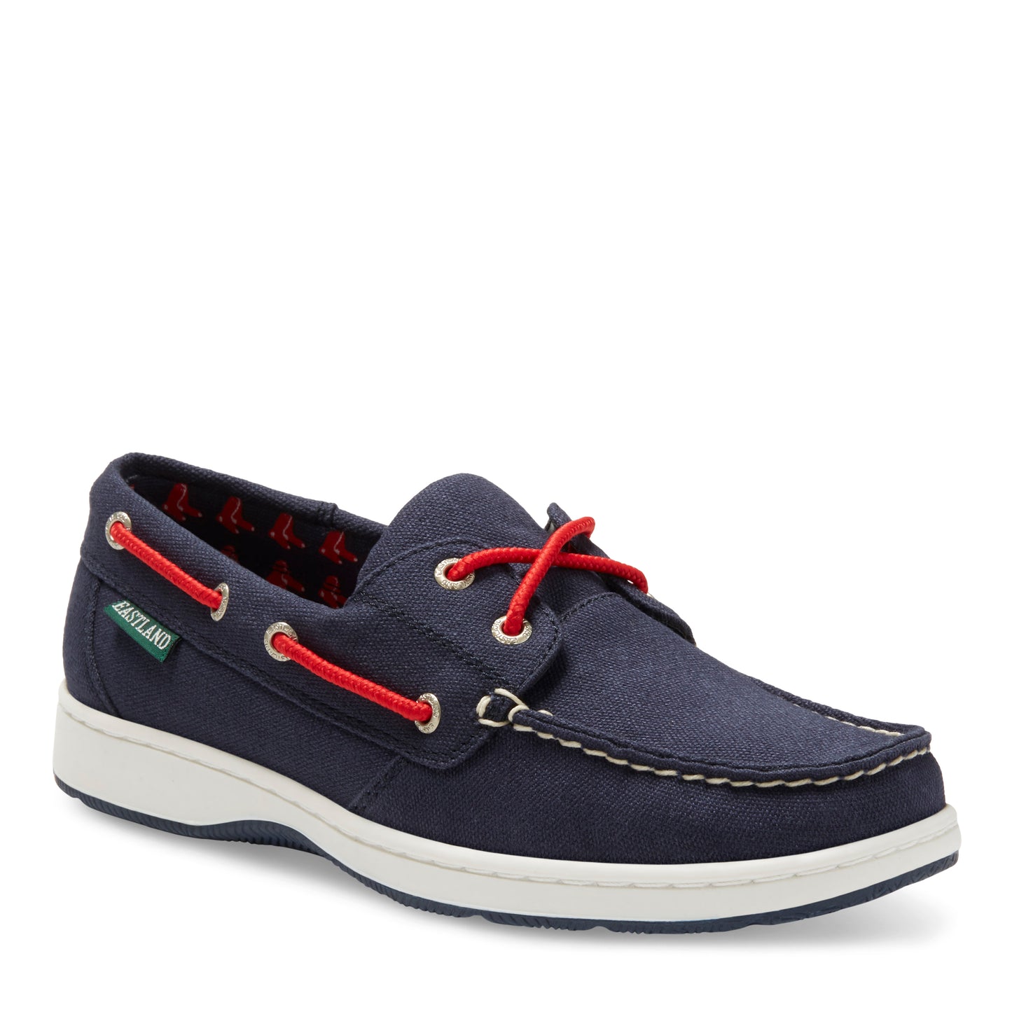 Women's Solstice MLB Boston Red Sox Canvas Boat Shoe