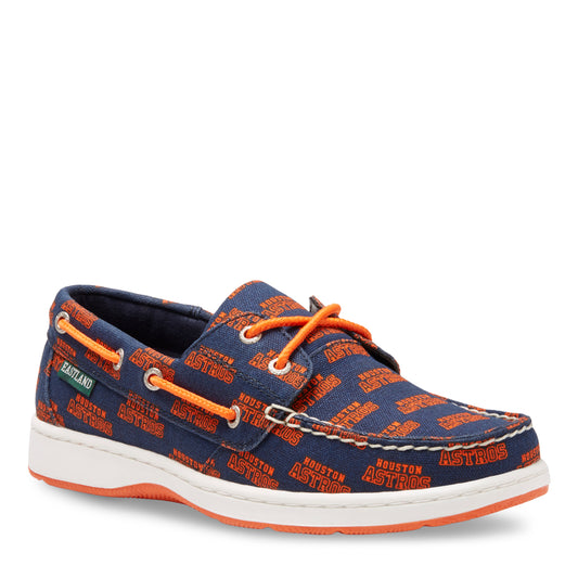 Women's Summer MLB Houston Astros Canvas Boat Shoe