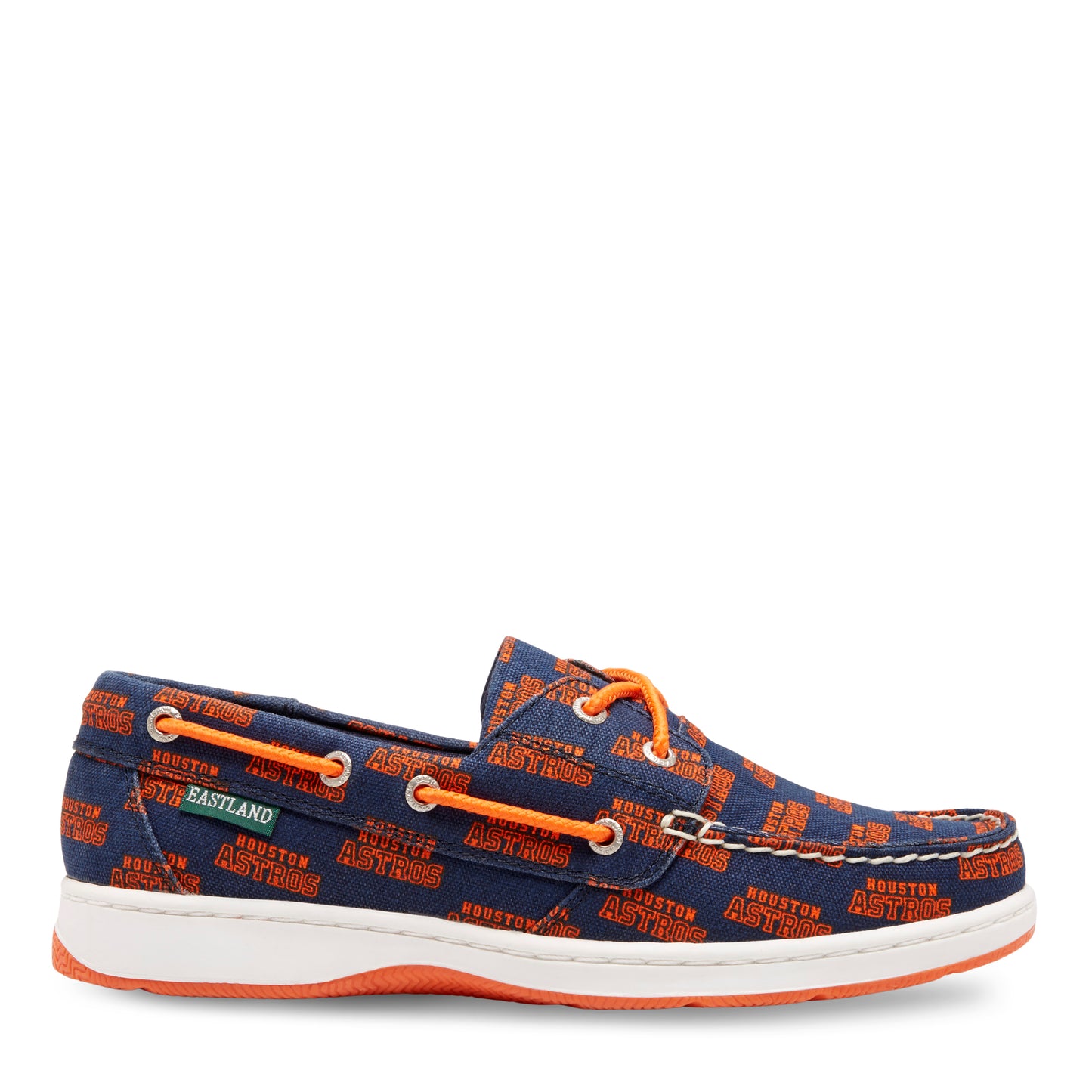 Women's Summer MLB Houston Astros Canvas Boat Shoe
