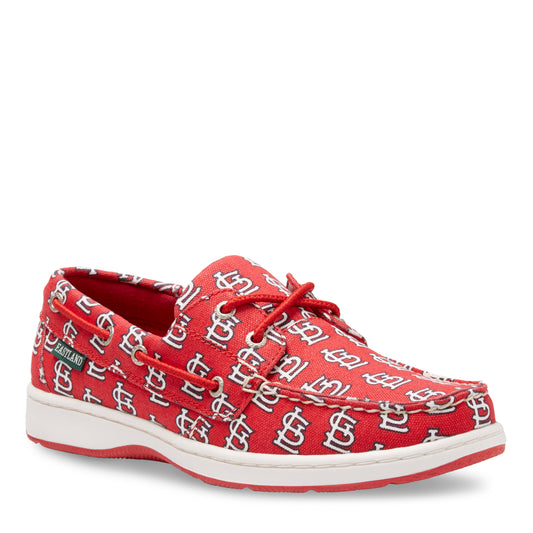 Women's Summer MLB St Louis Cardinals Canvas Boat Shoe