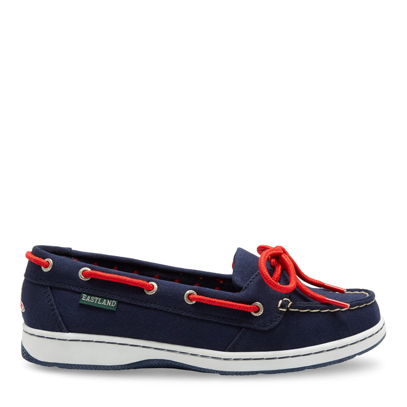 Women's Canvas Boat Shoes Sunset MLB Boston Red Sox Eastland