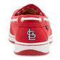 Women's Sunset MLB St Louis Cardinals Canvas Boat Shoe