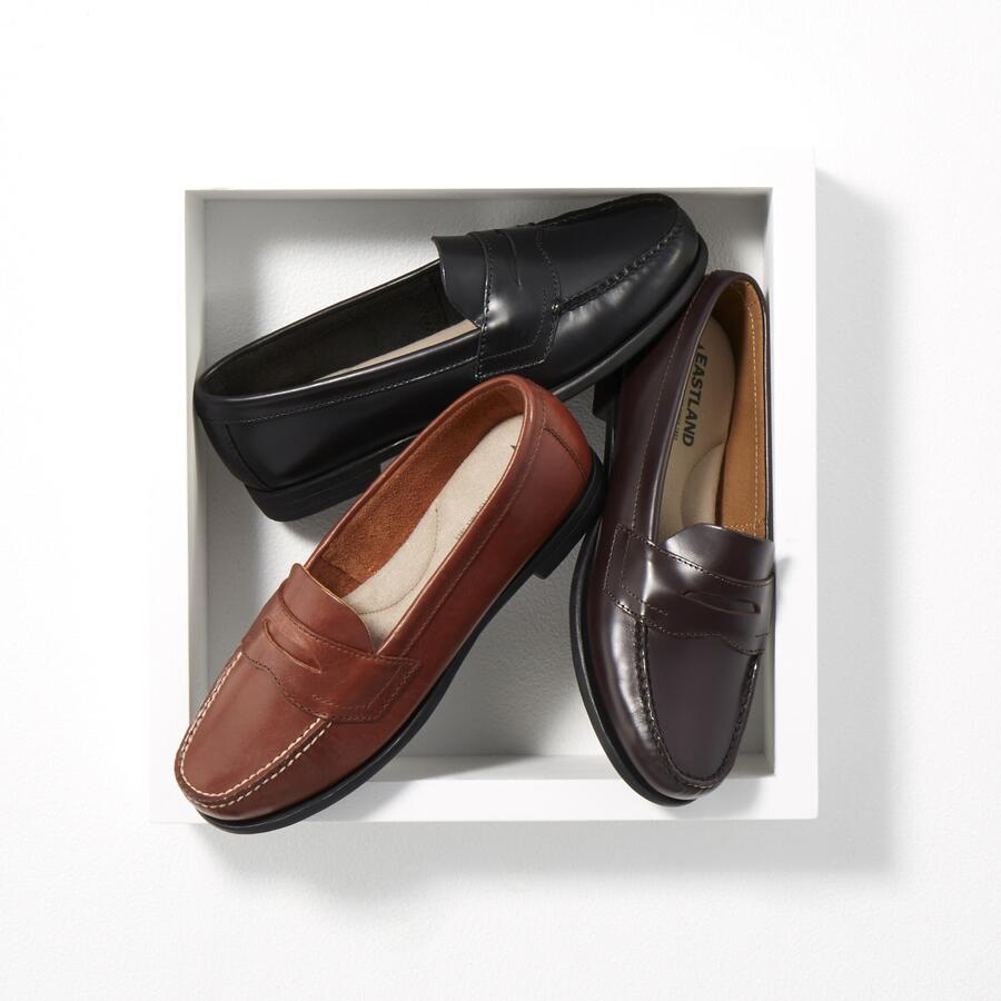 Weltline Penny Loafers - Tan Calf